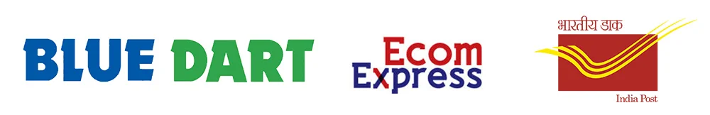 Blue Dart, Ecom Express और India Post delivery options
